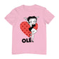 Betty Boop Ole Heart Pose Men's T-Shirt