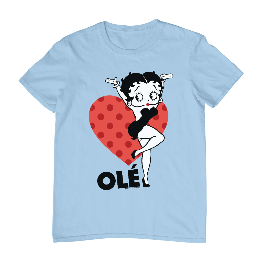 Betty Boop Ole Heart Pose Men's T-Shirt