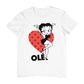 Betty Boop Ole Heart Pose Men's T-Shirt