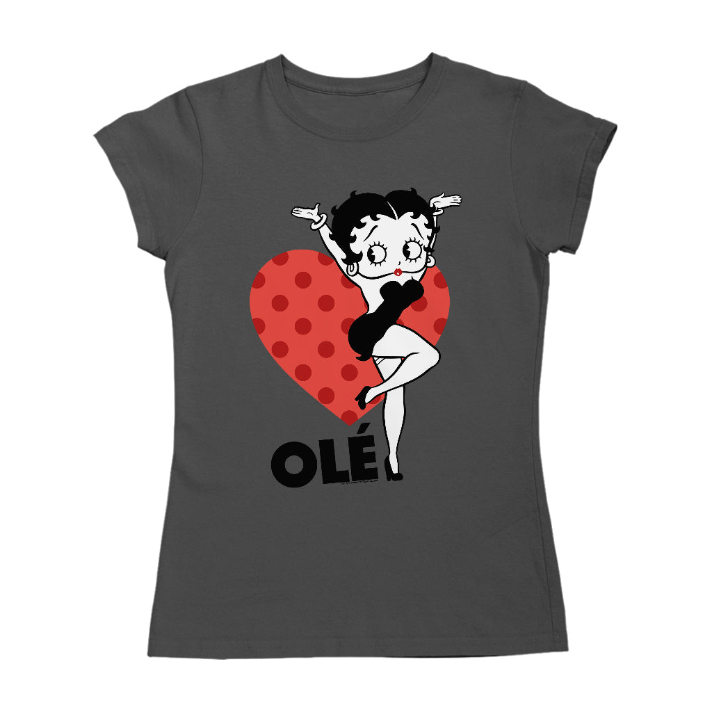 Betty Boop Ole Heart Pose Women's T-Shirt