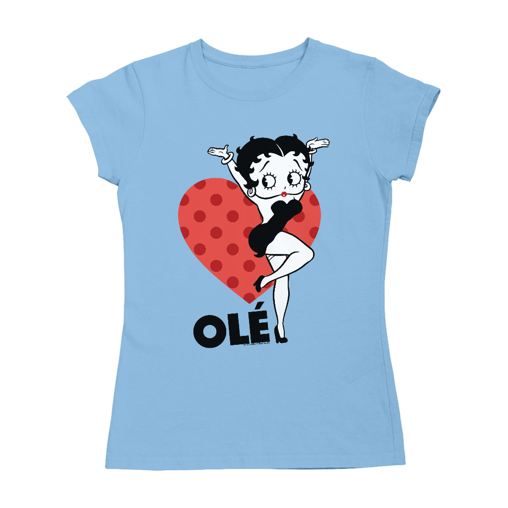 Betty Boop Ole Heart Pose Women's T-Shirt