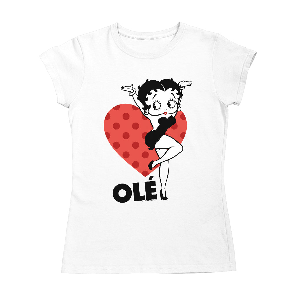 Betty Boop Ole Heart Pose Women's T-Shirt