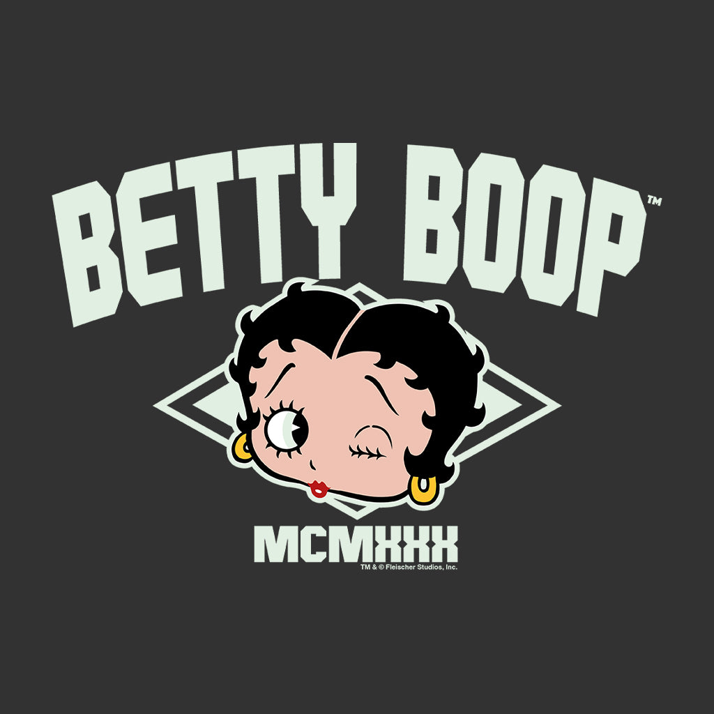 Betty Boop MCMXXX Varsity Style Men's Sweatshirt