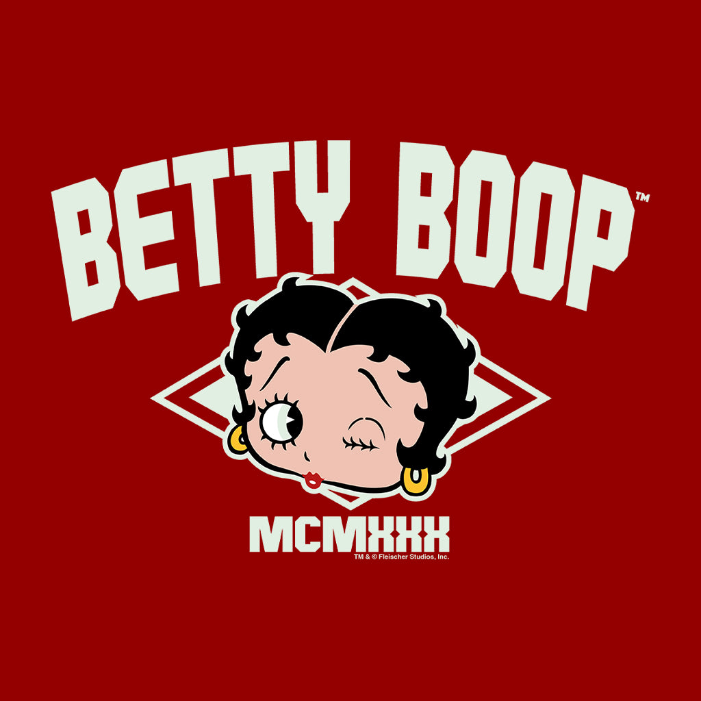 Betty Boop MCMXXX Varsity Style Men's Sweatshirt