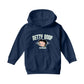 Betty Boop MCMXXX Varsity Style Kids Hooded Sweatshirt