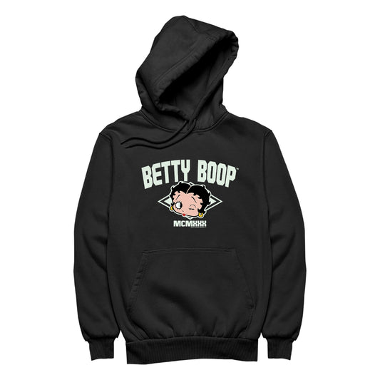Betty Boop MCMXXX Varsity Style Men's Hooded Sweatshirt