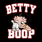 Betty Boop Big Font With Pudgy Men's Hooded Sweatshirt
