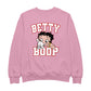 Betty Boop Big Font With Pudgy Men's Sweatshirt
