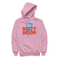 Betty Boop Red And Blue Sitting Pose Women's Hooded Sweatshirt
