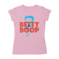 Betty Boop Red And Blue Sitting Pose Women's T-Shirt