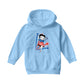 Betty Boop USA Flag Dress And Stars Kids Hooded Sweatshirt