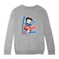 Betty Boop USA Flag Dress And Stars Kids Sweatshirt