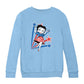 Betty Boop USA Flag Dress And Stars Kids Sweatshirt