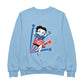 Betty Boop USA Flag Dress And Stars Men's Sweatshirt