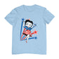Betty Boop USA Flag Dress And Stars Men's T-Shirt