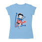 Betty Boop USA Flag Dress And Stars Women's T-Shirt