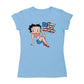 Betty Boop USA Flag Clothing Logo Women's T-Shirt