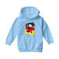 Betty Boop Germany Flag Dress Kids Hooded Sweatshirt