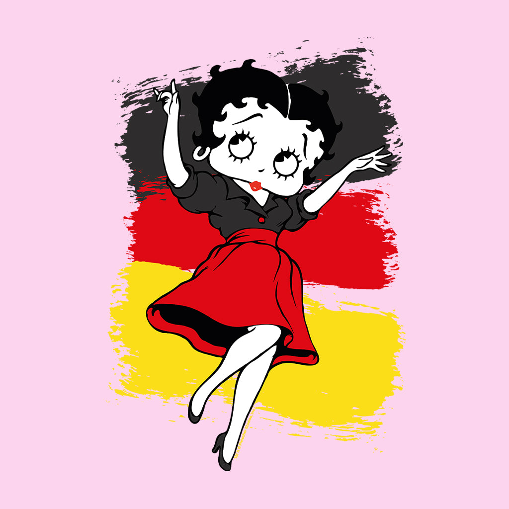 Betty Boop Germany Flag Dress Kids T-Shirt