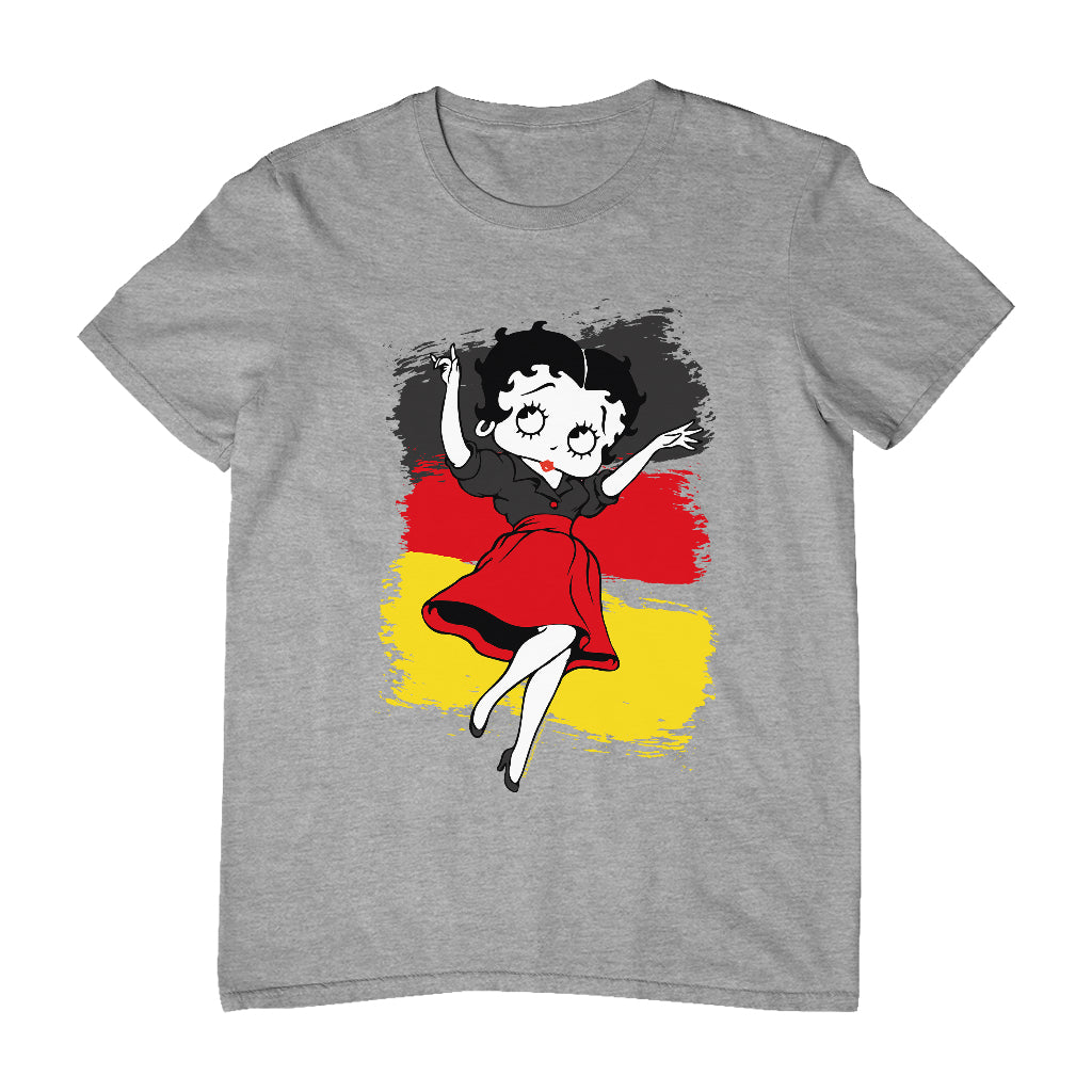 Betty Boop Germany Flag Dress Men's T-Shirt