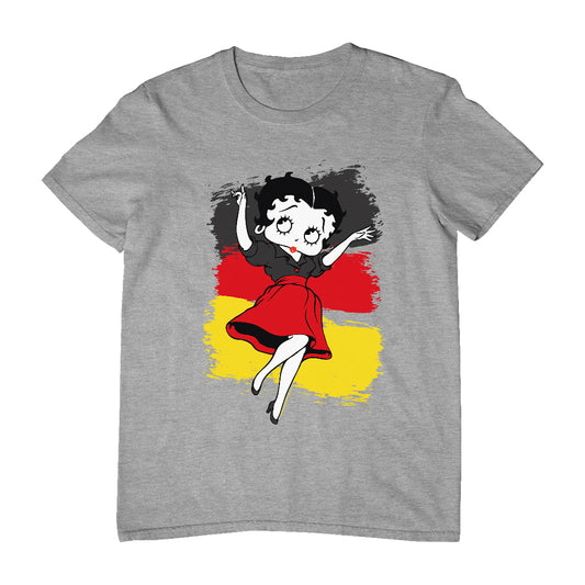 Betty Boop Germany Flag Dress Men's T-Shirt