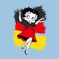 Betty Boop Germany Flag Dress Kids Sweatshirt