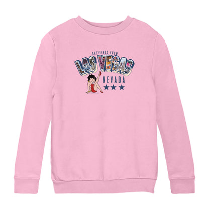 Betty Boop Las Vegas Nevada Kids Sweatshirt
