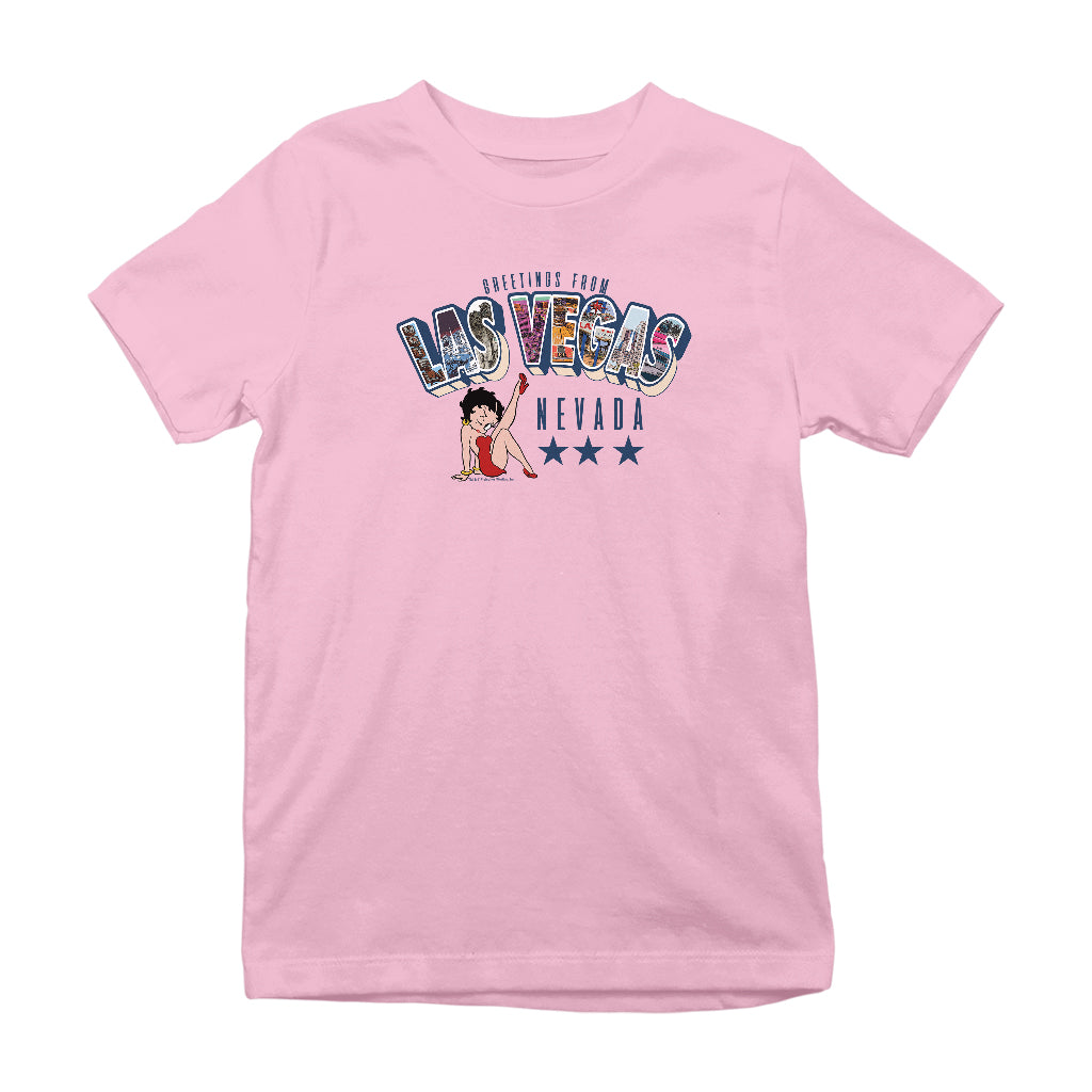 Betty Boop Las Vegas Nevada Kids T-Shirt