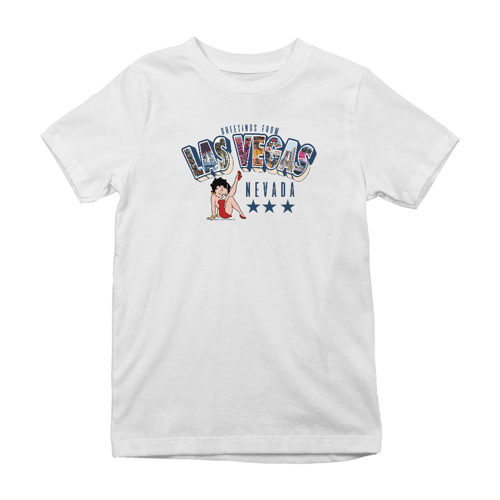 Betty Boop Las Vegas Nevada Kids T-Shirt