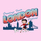Betty Boop London England Men's Hooded Sweatshirt