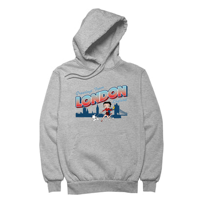 Betty Boop London England Men's Hooded Sweatshirt