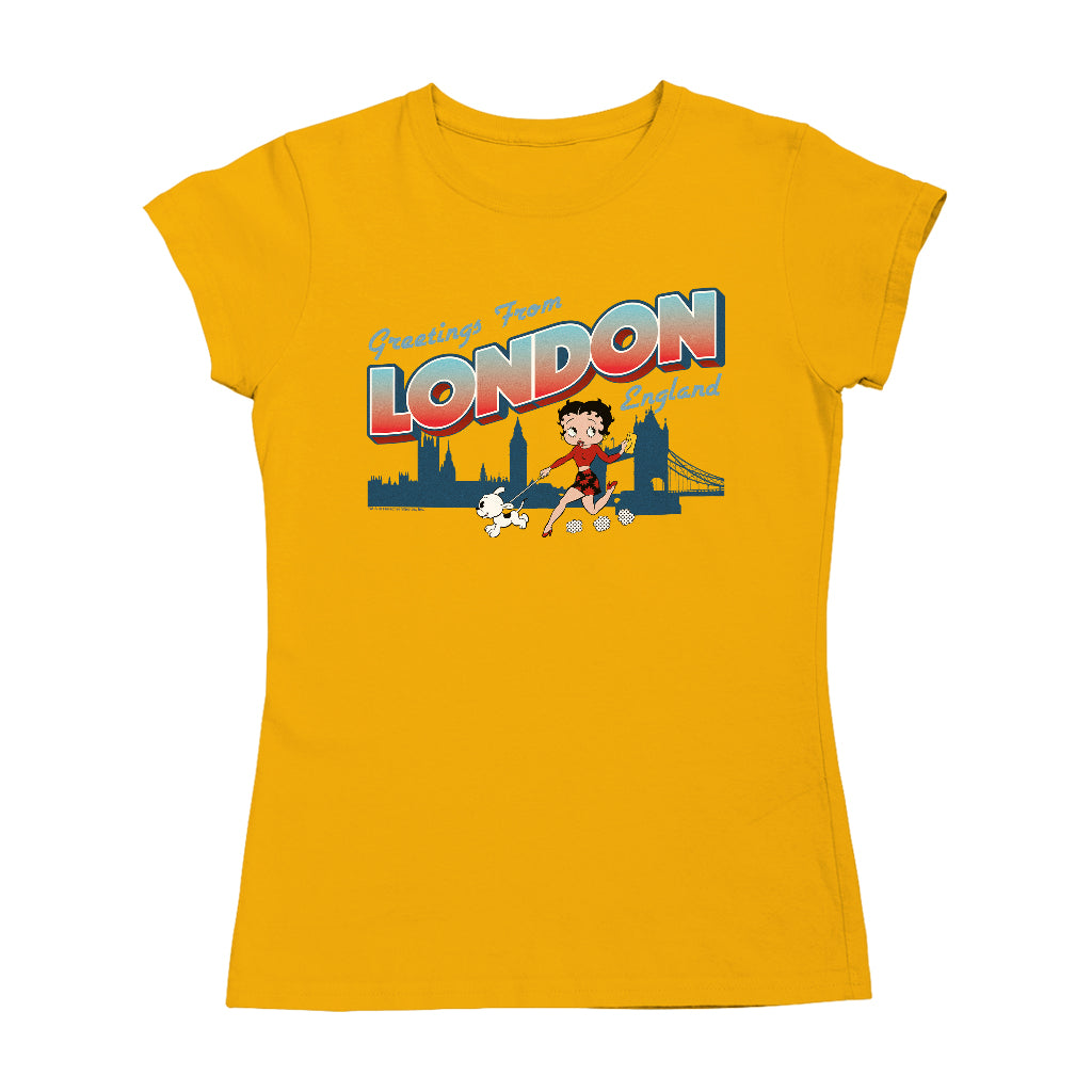 Betty Boop London England Women's T-Shirt