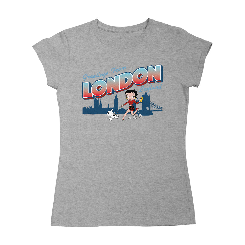 Betty Boop London England Women's T-Shirt