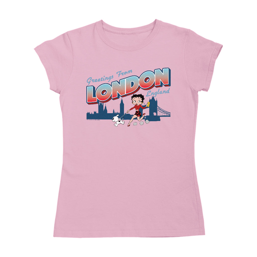 Betty Boop London England Women's T-Shirt
