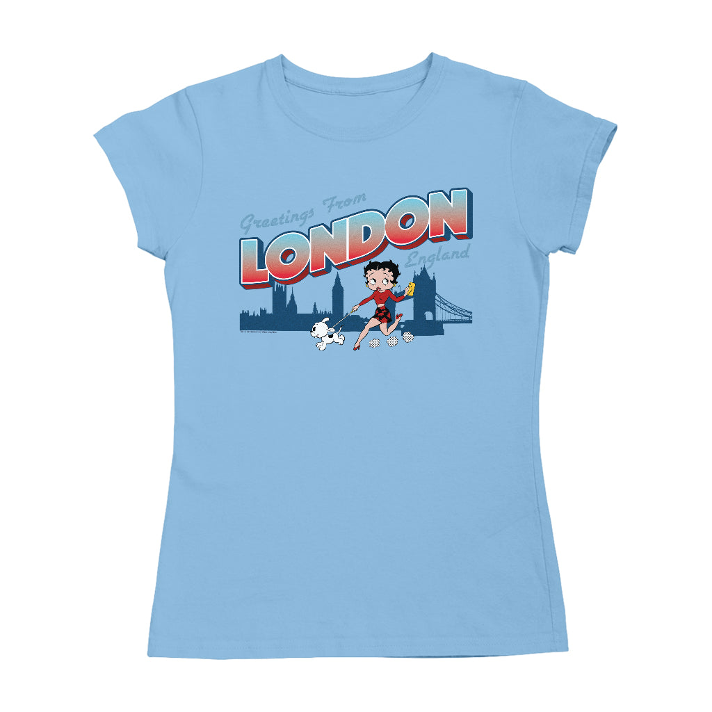 Betty Boop London England Women's T-Shirt