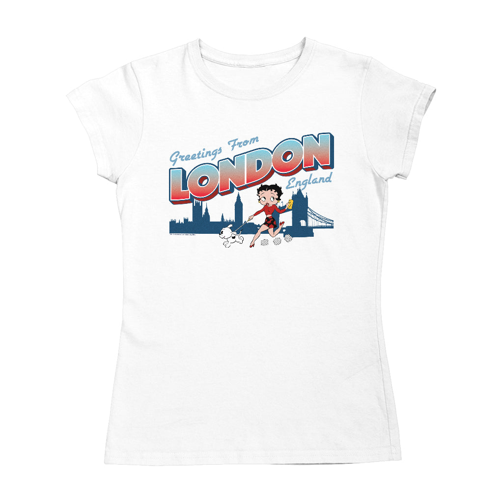 Betty Boop London England Women's T-Shirt