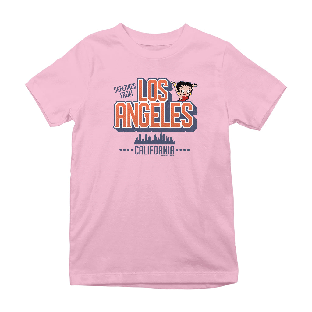 Betty Boop Los Angeles California Kids T-Shirt