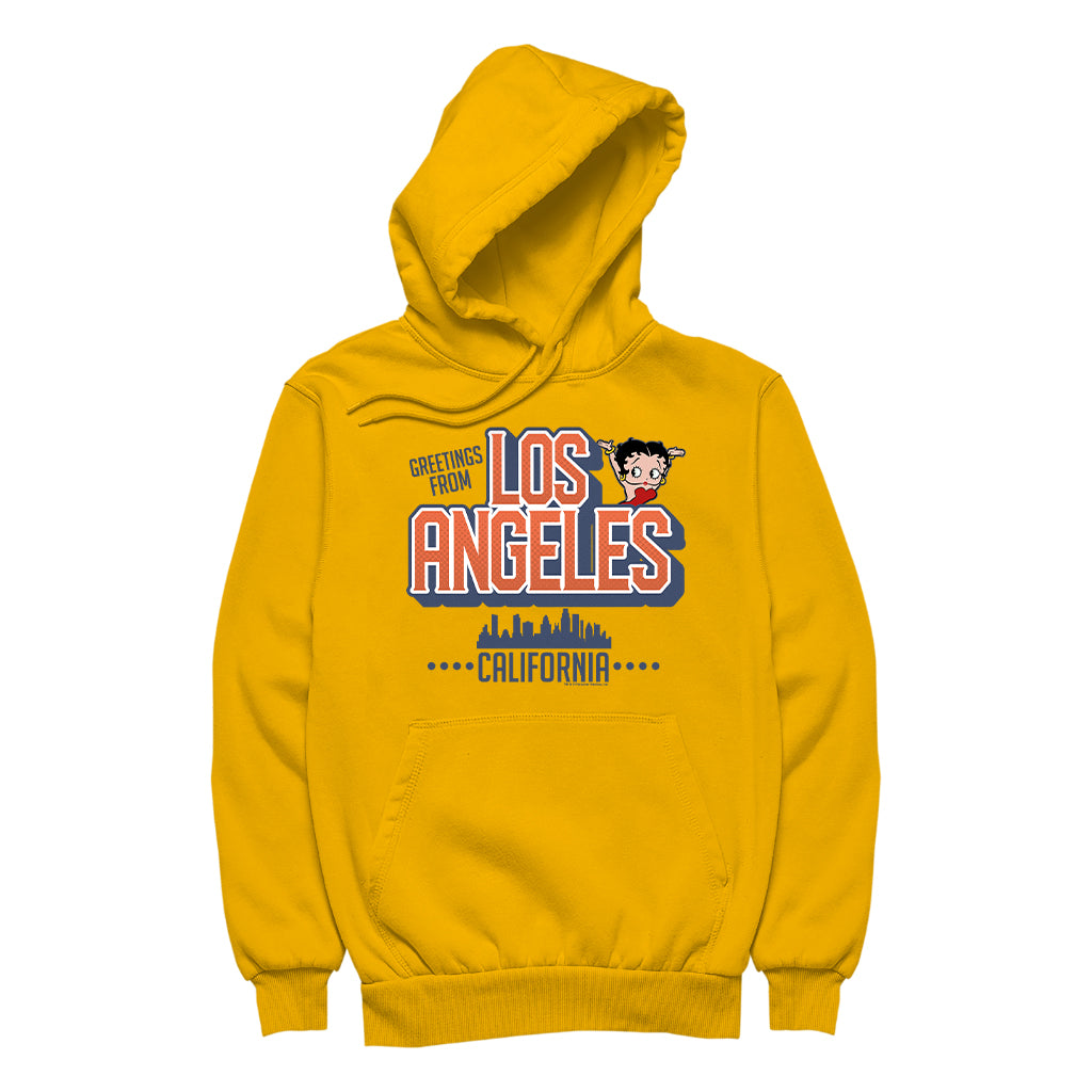 Betty Boop Los Angeles California Men's Hooded Sweatshirt