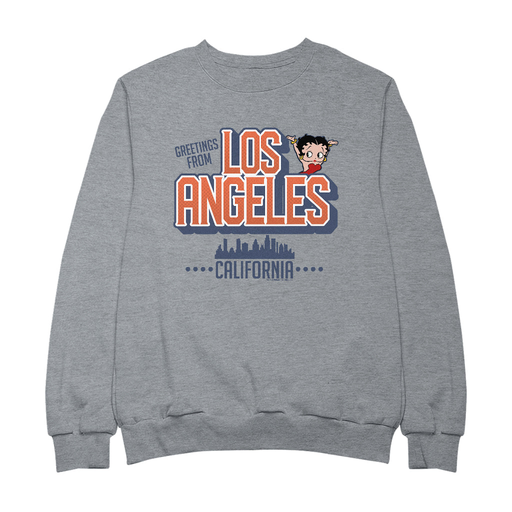 Betty Boop Los Angeles California Men's Sweatshirt