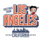 Betty Boop Los Angeles California Men's Hooded Sweatshirt