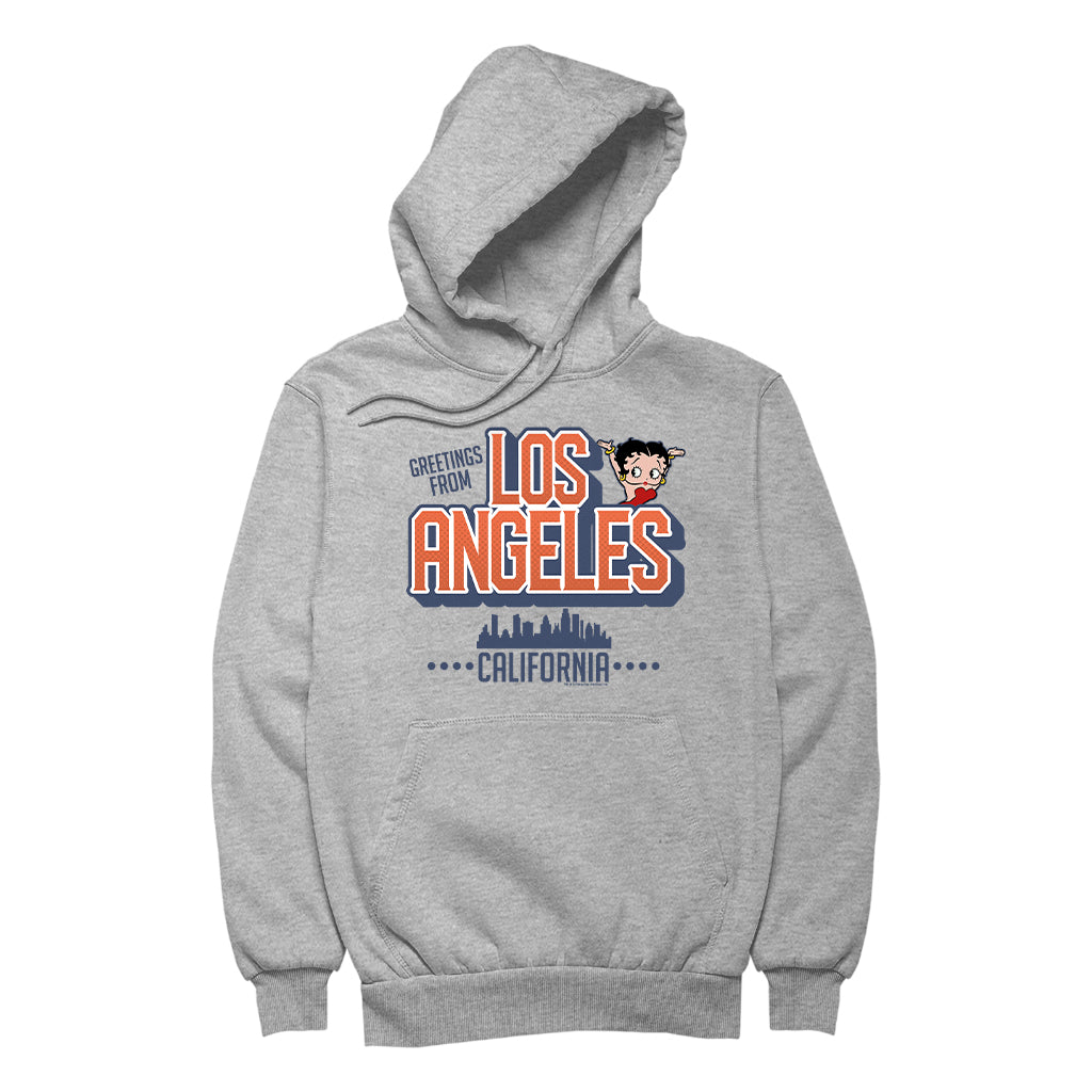 Betty Boop Los Angeles California Women's Hooded Sweatshirt
