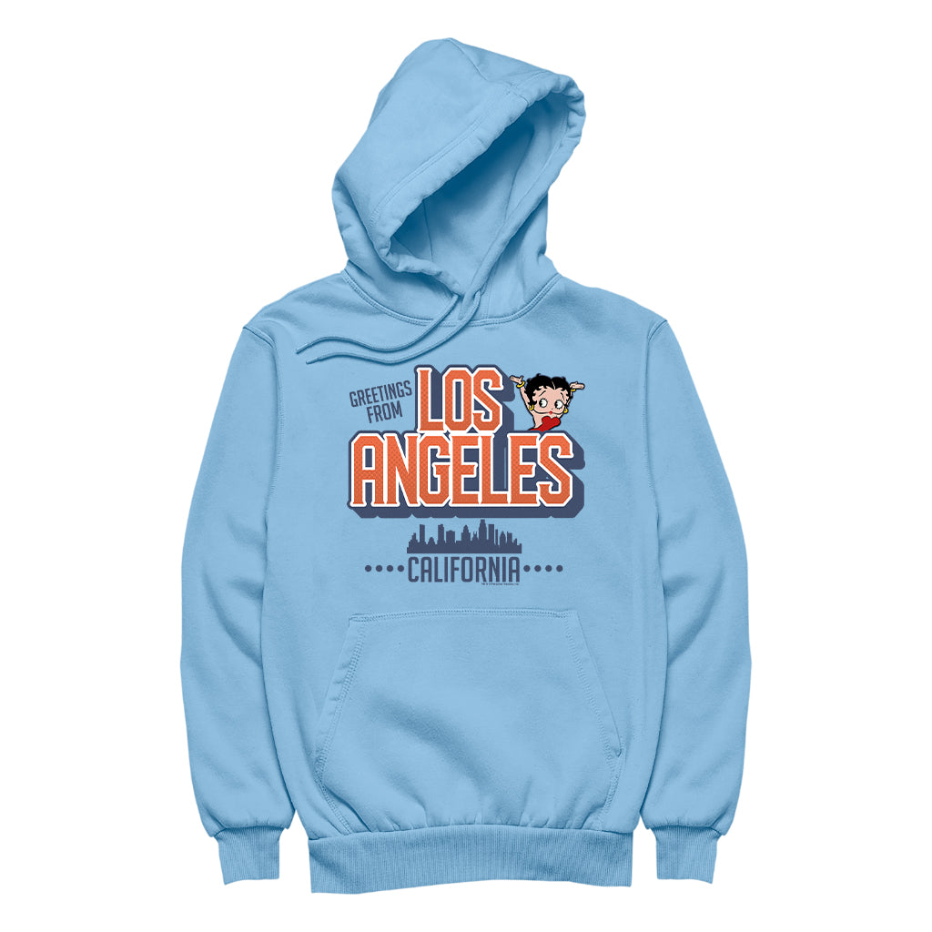 Betty Boop Los Angeles California Women's Hooded Sweatshirt