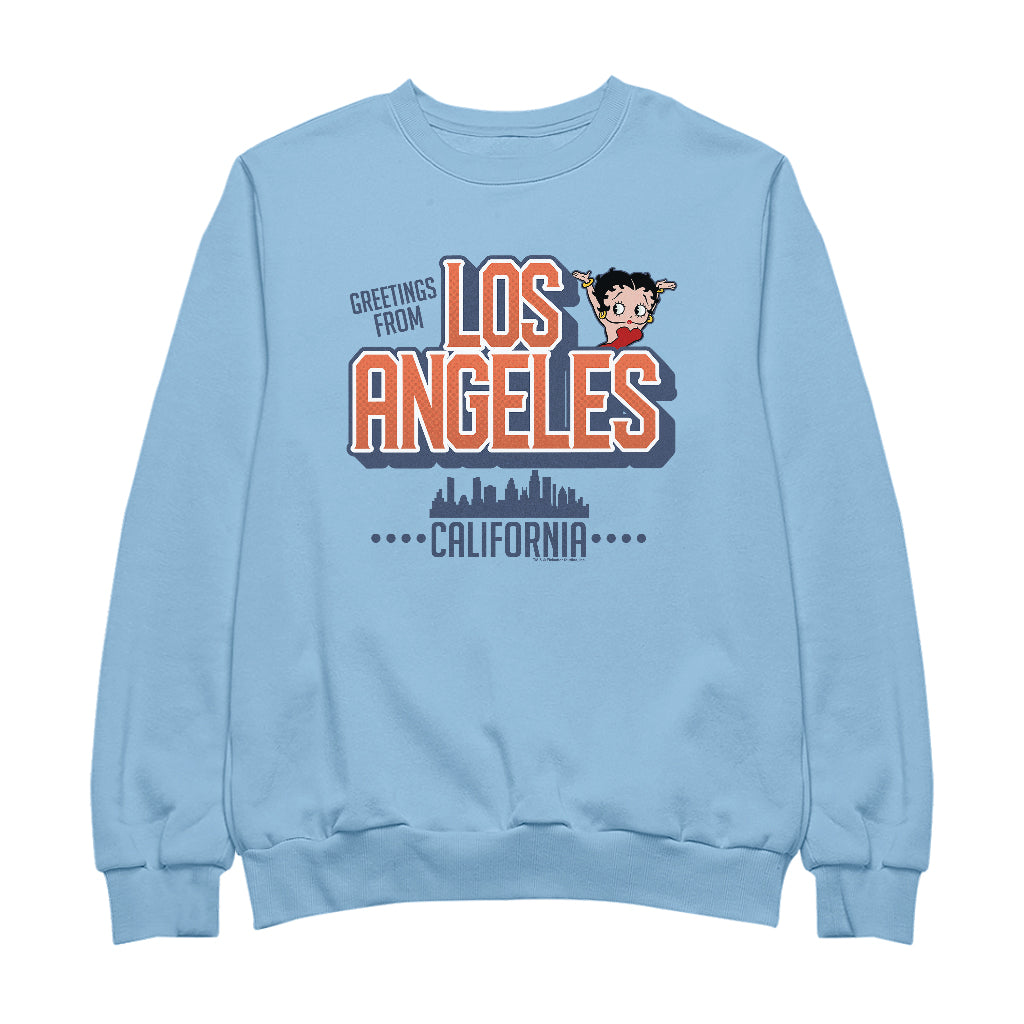 Betty Boop Los Angeles California Women's Sweatshirt