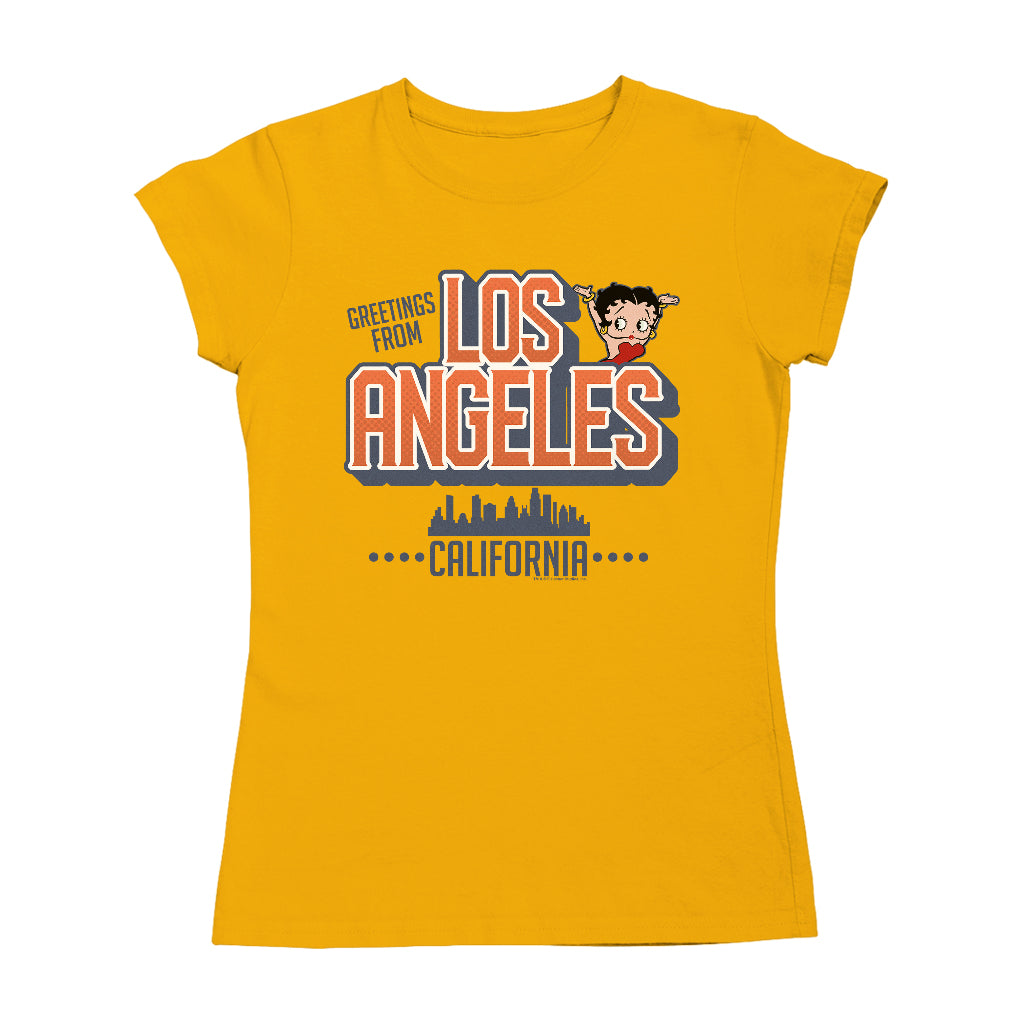 Betty Boop Los Angeles California Women's T-Shirt