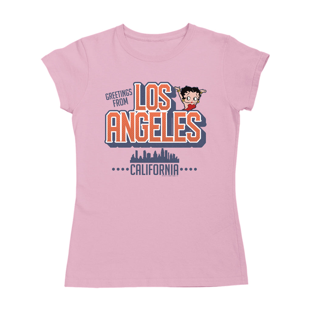 Betty Boop Los Angeles California Women's T-Shirt