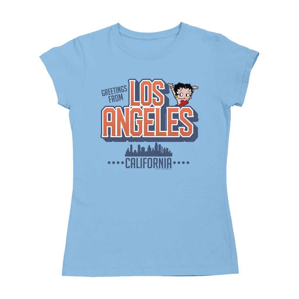 Betty Boop Los Angeles California Women's T-Shirt