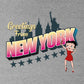 Betty Boop Greetings From New York Kids Sweatshirt