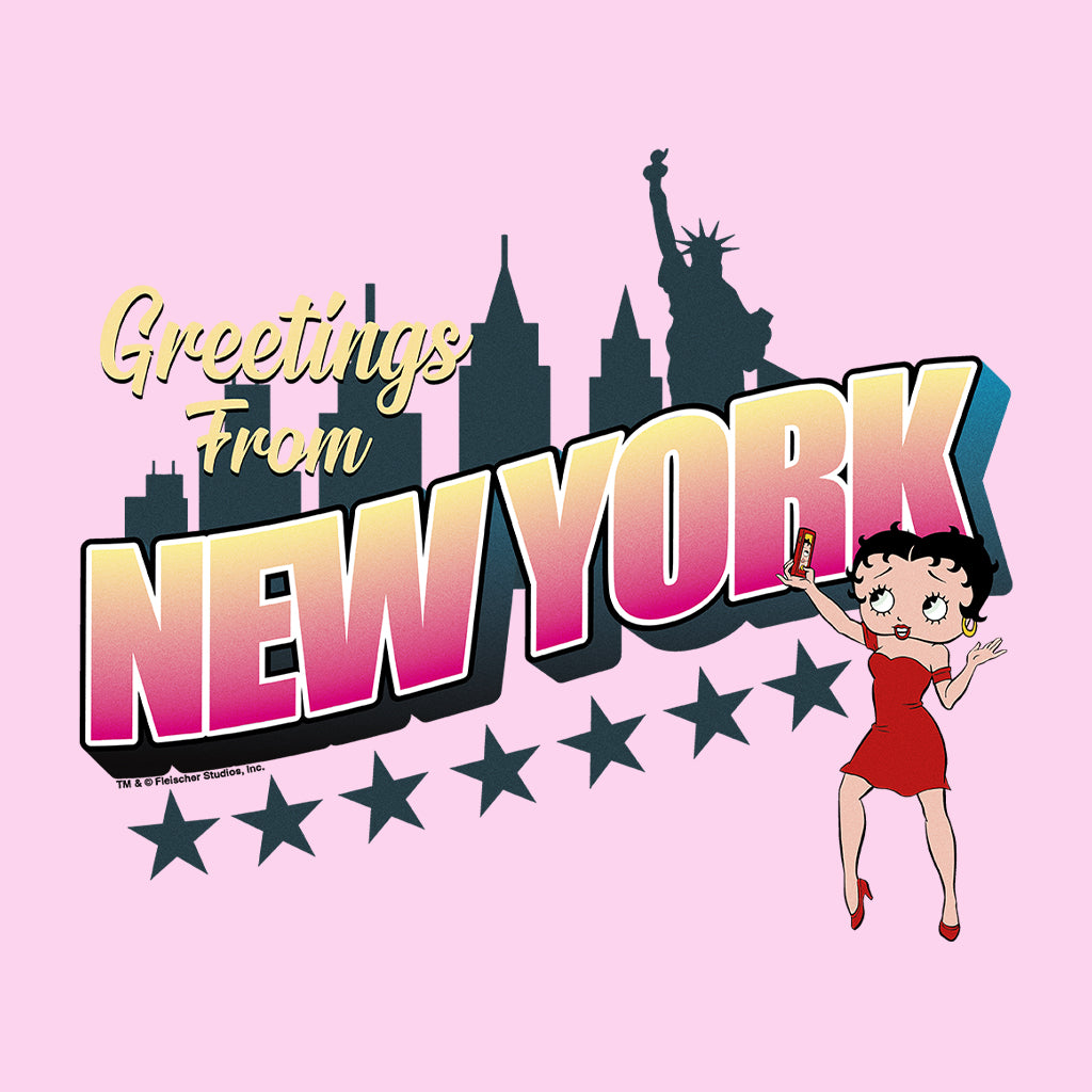 Betty Boop Greetings From New York Kids Sweatshirt