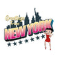 Betty Boop Greetings From New York Kids Sweatshirt