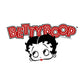 Betty Boop Red Lips Face And Logo Men's Sweatshirt